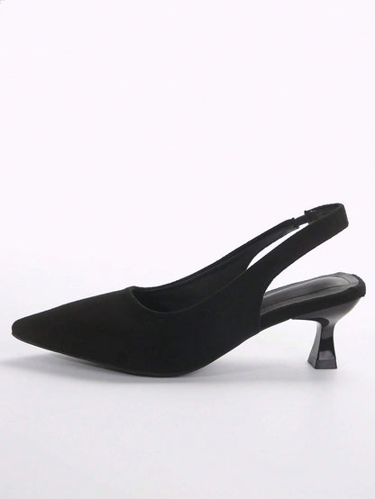 New Arrival Pointed Toe Leopard Print Bow Decor Mid Heel Mules, Fashionable EU Style, Early Autumn