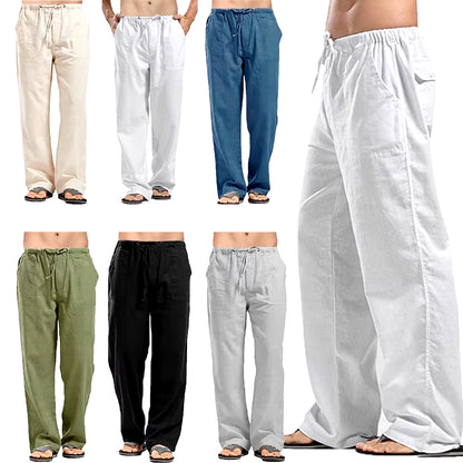 Cotton Linen Pants 