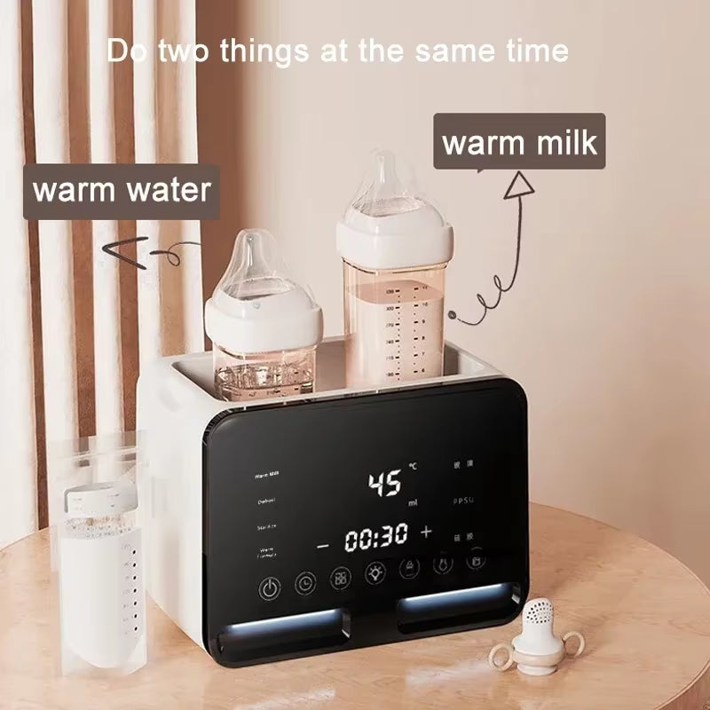 Newborn Baby Feeding Bottle Warmer & Sterilizers with Timer Accurate Temperature Control Food Milk Warmers Baby Accessories