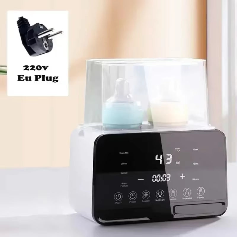 Newborn Baby Feeding Bottle Warmer & Sterilizers with Timer Accurate Temperature Control Food Milk Warmers Baby Accessories